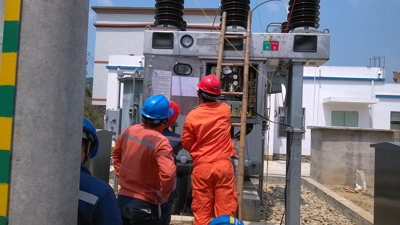 彩虹多多为南宁上林供电公司提供现场指导05